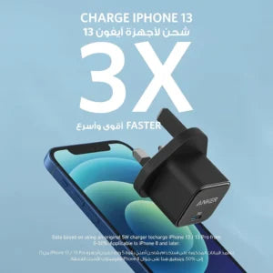 شاحن Anker PowerPort III USB-C بقوة 20 واط – محول شحن سريع | الطراز A2149