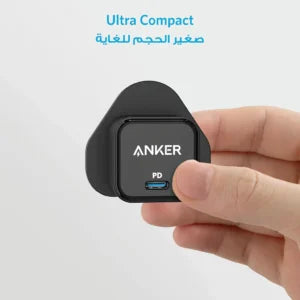 شاحن Anker PowerPort III USB-C بقوة 20 واط – محول شحن سريع | الطراز A2149