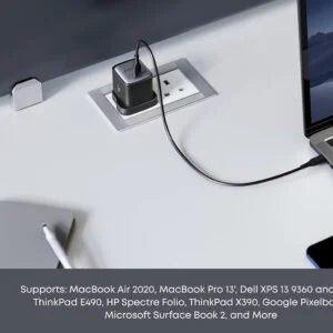 شاحن Anker GaN II USB-C سريع بقوة 65 واط A2663 – محول PD وPPS مدمج | الطراز A2663