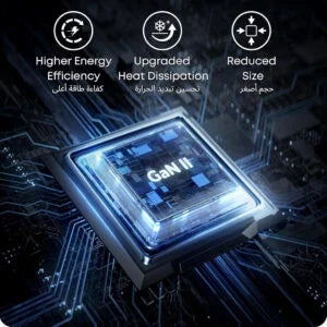 شاحن Anker GaN II USB-C سريع بقوة 65 واط A2663 – محول PD وPPS مدمج | الطراز A2663