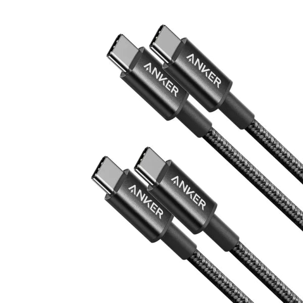أنكر A8752 – كابل USB-C إلى USB-C للشحن السريع 60 واط | كابل بطول 1 متر