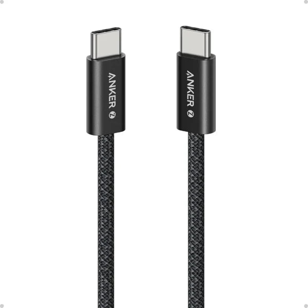 أنكر Zolo | كابل USB-C إلى USB-C (مضفر، مقاوم للأوساخ) | A8060 | طول 1 متر