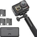 كاميرا أكشن DJI Osmo Action 5 Pro كومبو مغامرات مع ملحقات – فيديو 5.2K وشاشتين