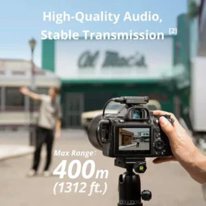 نظام ميكروفون لاسلكي DJI Mic Mini (2 مرسلين + 1 مستقبل + صندوق شحن)
