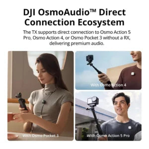 نظام ميكروفون لاسلكي DJI Mic Mini (2 مرسلين + 1 مستقبل + صندوق شحن)