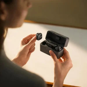 نظام ميكروفون لاسلكي DJI Mic Mini (2 مرسلين + 1 مستقبل + صندوق شحن)