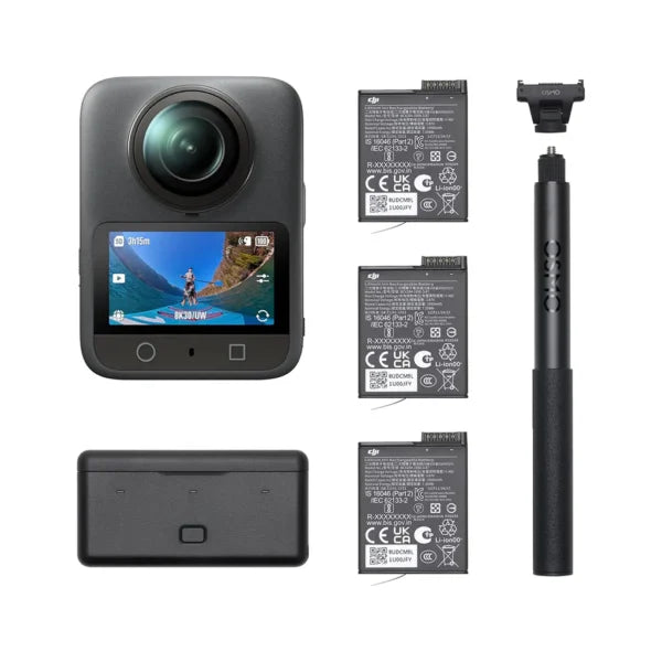 كاميرا أكشن DJI Osmo Action 360 بعدستين – فيديو 360° غامر وأداء قوي