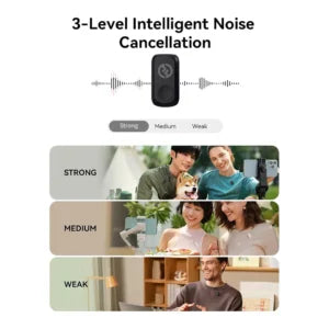 نظام ميكروفون لاسلكي Hollyland LARK A1 DUO إصدار Type-C (2 مرسلين + مستقبل Type-C) | الطرازات M18T, M18R1, M18C2 | مخزون TDRA | ضمان 12 شهرًا