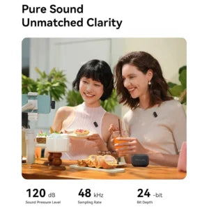 نظام ميكروفون لاسلكي Hollyland LARK A1 DUO إصدار Type-C (2 مرسلين + مستقبل Type-C) | الطرازات M18T, M18R1, M18C2 | مخزون TDRA | ضمان 12 شهرًا