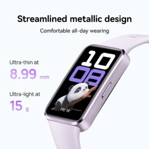 سوار هواوي 10 الذكي – شاشة AMOLED، تتبع صحي متقدم وعمر بطارية طويل (أسود) | الطراز 55020EES