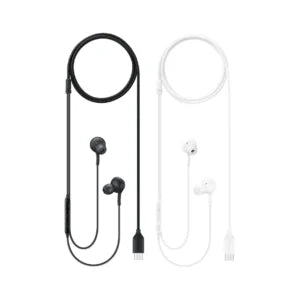 سماعات سامسونج EO-IC100 سلكية USB Type-C داخل الأذن مع ميكروفون – صوت من AKG، أسود